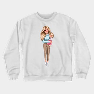 Mother with doughter Crewneck Sweatshirt